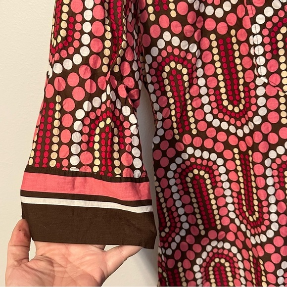 New York & Company Polka Dot‎ Notch Neck Dress Small - Picture 4 of 7